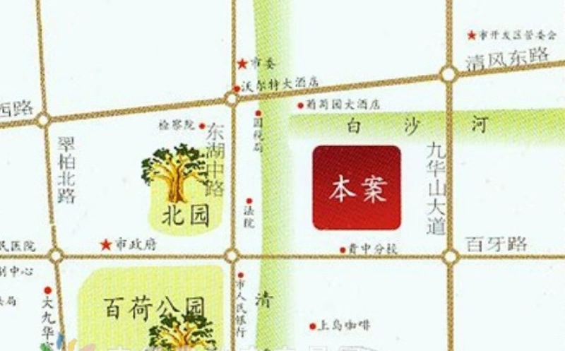 河滨花园交通状况