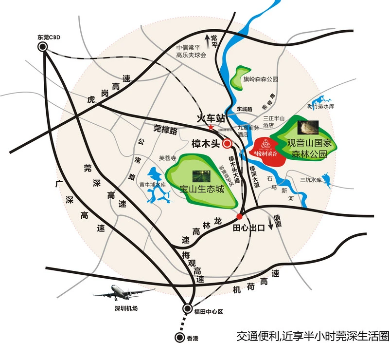 丰泰橡树溪谷交通状况