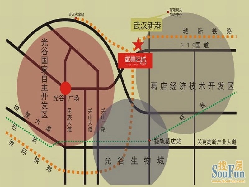 御景名城交通状况