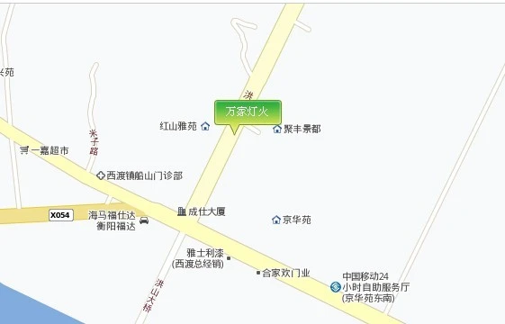 万家灯火交通状况