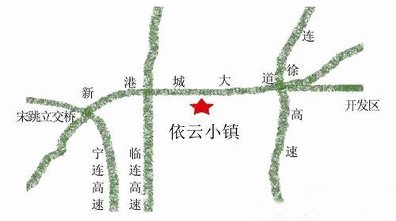 依云小镇交通状况