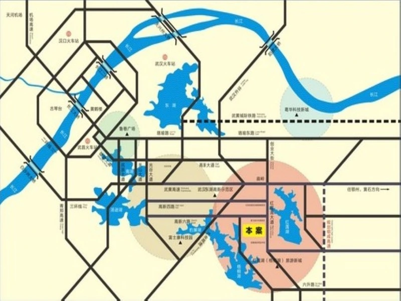 红莲湖首府交通状况