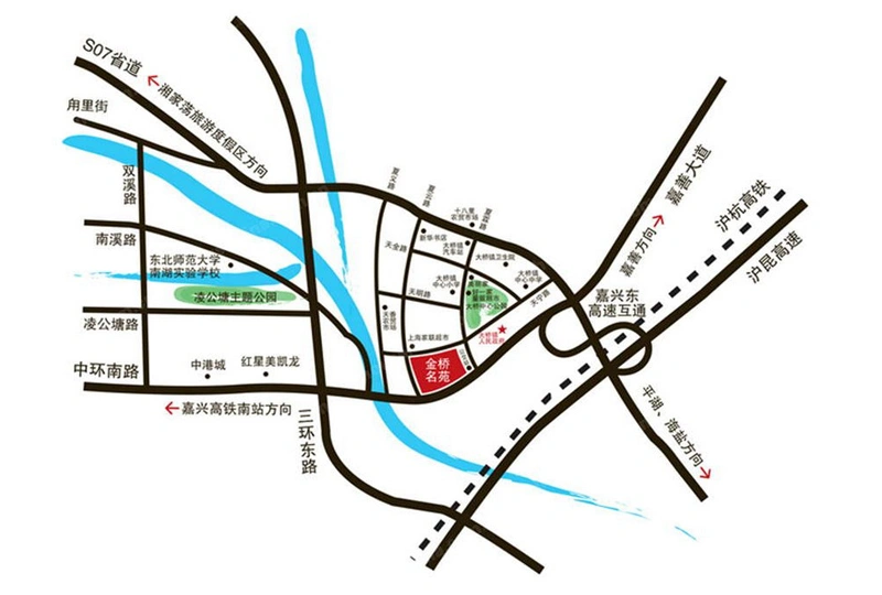 金桥名苑交通状况