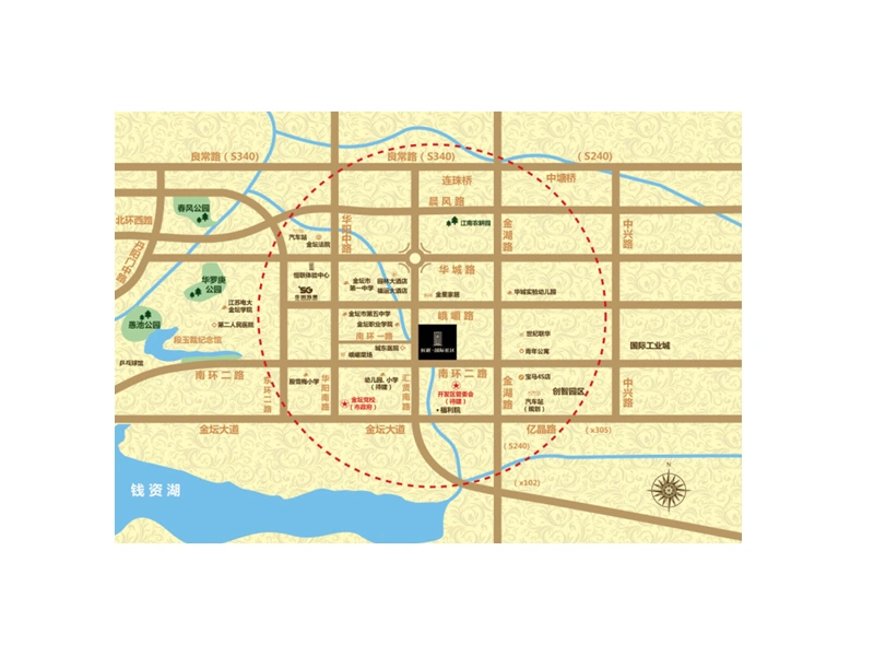 恒联国际社区交通状况