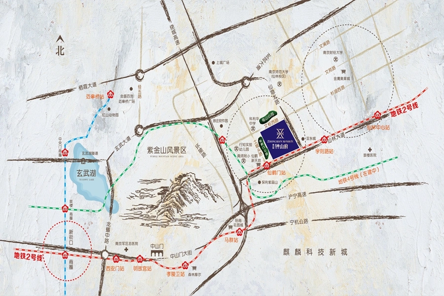 奥克斯钟山府交通状况