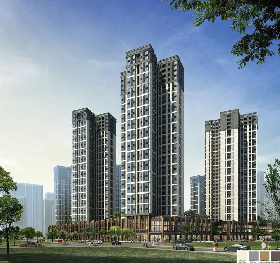 ="#cecece" width="325">点评:万科金色城品项目户型约72-87平米,均为