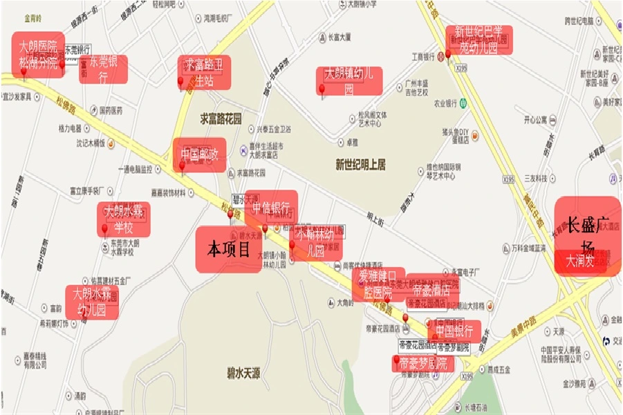 碧水天源怡景湾交通状况