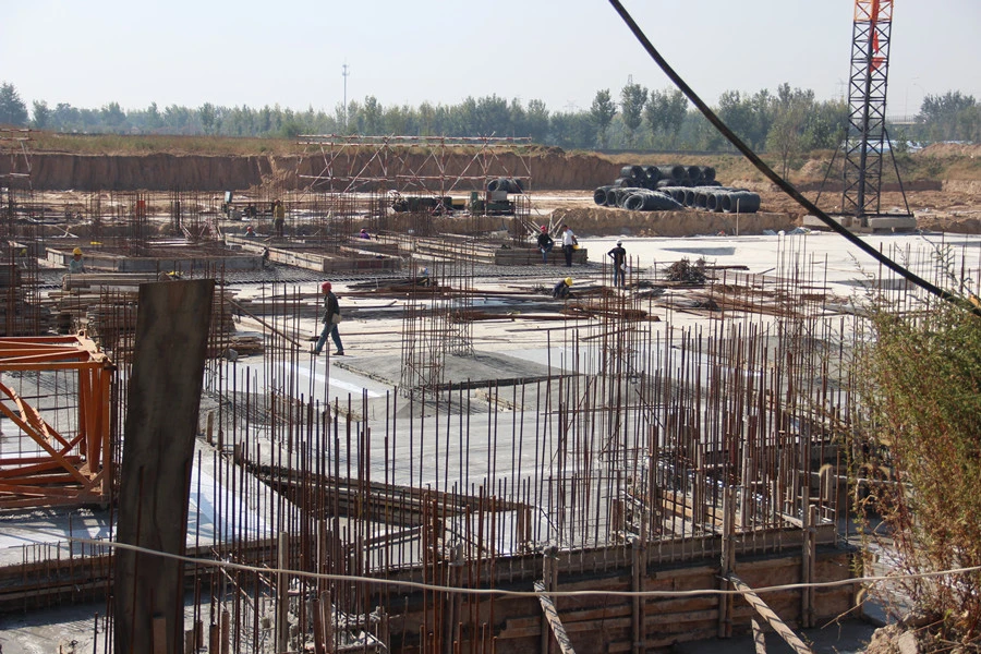 金马熙院一期多层地基施工实景图(2015-10-15) 