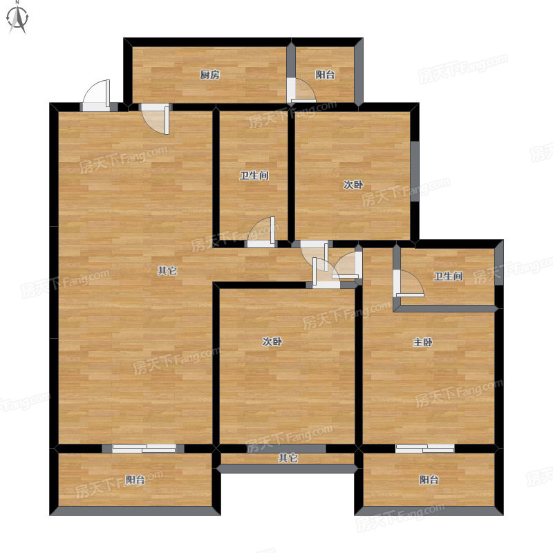 旭景兴园 精装三居室 位置优越 诚心出租