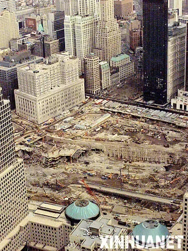 911六年祭纽约世贸中心遗址今昔对比组图