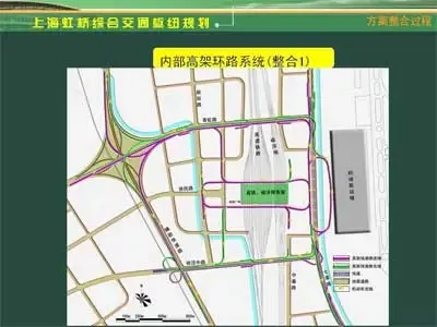 虹桥综合交通枢纽规划图