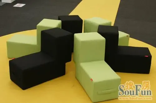 展会印象:无处不设计 别具一格的休息区(图)