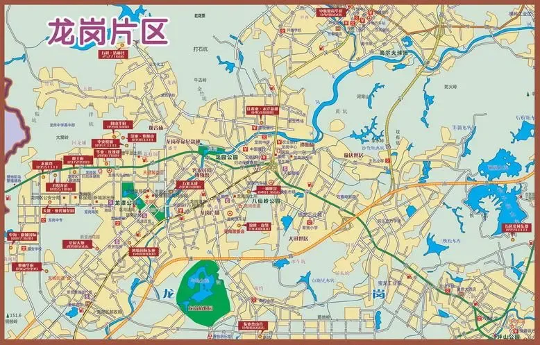龙岗区域,城际交通情况汇总