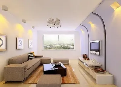 极品! 抠门人2万元省钱装修的简约客厅连连看