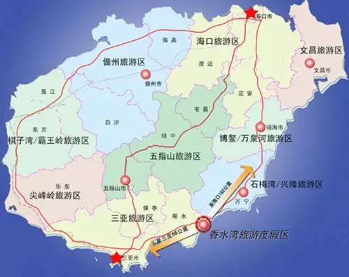 乘东环铁路15分钟即达三亚红磡香水湾区位解读