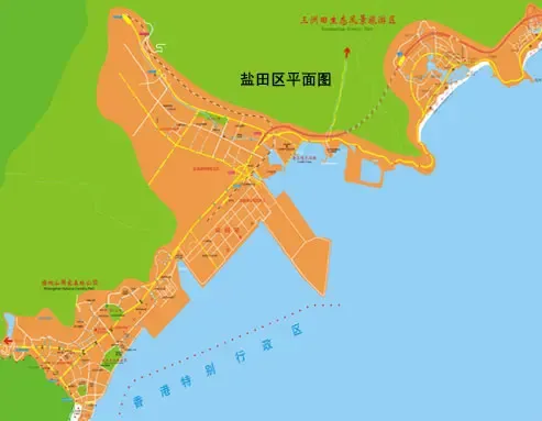 深盐二通道的开通,用于连接罗湖区,盐田区及深圳东部地区,通往惠州