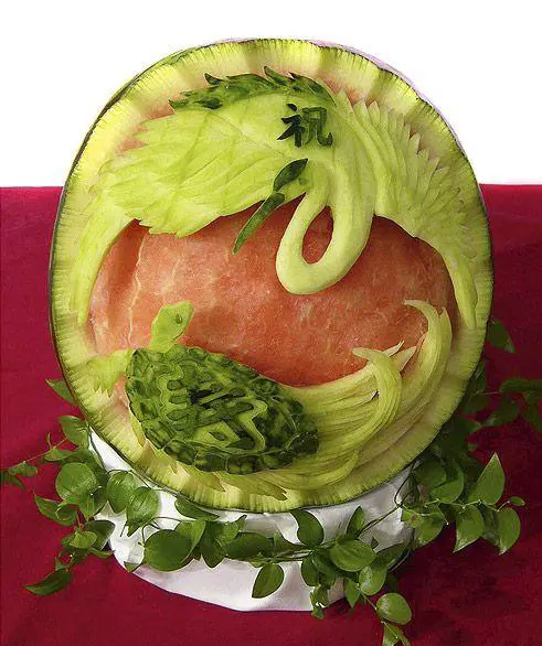 精彩绝伦的西瓜雕刻真绝