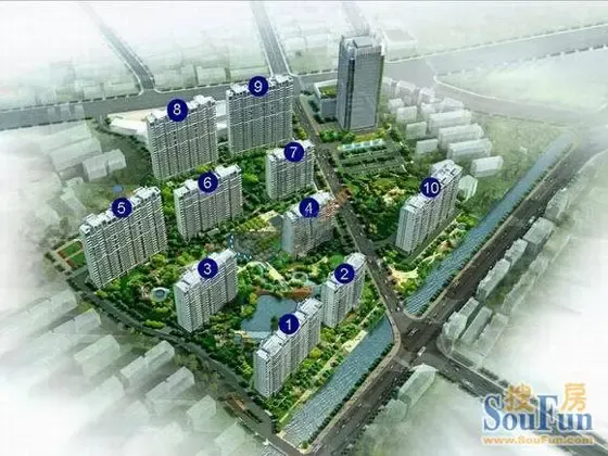 中信泰富广场项目总平面图