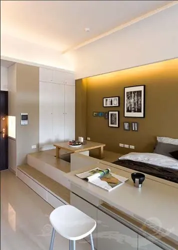 见证装修奇迹 26平极简时尚蜗居变身小错层(组图)
