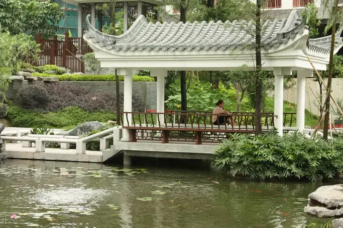 岭南山水别具诗情画意小乔流水独显岭南湾畔幽静舒适