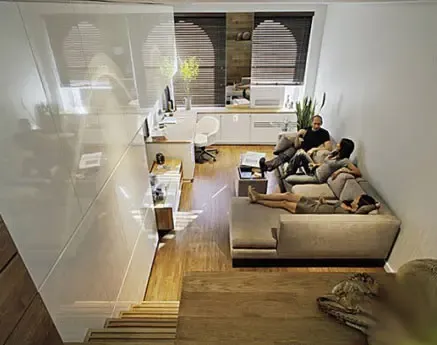 40平米soho复式小户型创意竟如此简单组图