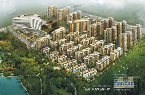 信德华府鸟瞰图