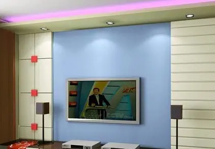 数十款炫彩电视背景墙装修 80后爱这味儿[组图]