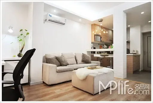 42平迷你屋5万装出大房格调现代简约婚房图