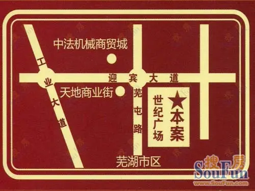 世纪广场交通图
