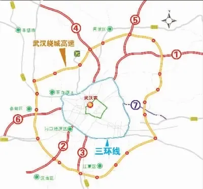 和左高速(武汉和平至左岭),届时,7条高速出口路将如7根血管向武汉城市