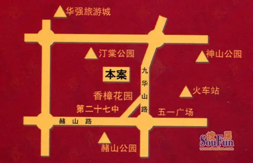 利华锦绣家园交通图