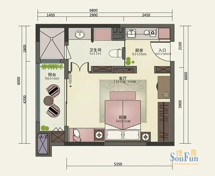 浪漫情人节找寻爱情公寓温馨小户型均价千元起
