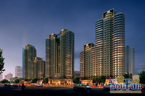 夜景效果图