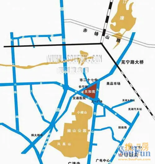 天和苑交通图
