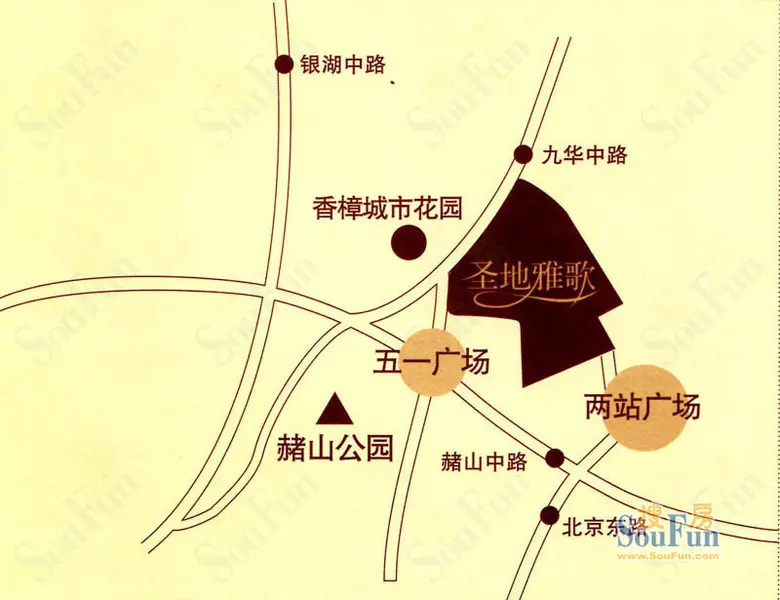 圣地雅歌交通图