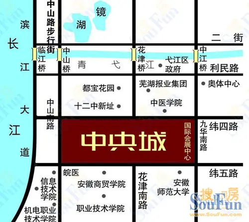中央城交通图