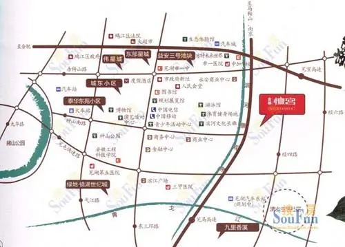 金都檀宫交通图