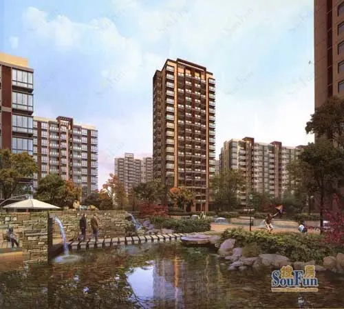 地大橡树园高层洋房效果图