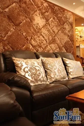 设计师谈样板房软包皮质背景墙冬日里的一抹温暖
