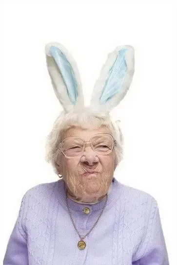 图中这个可爱的老太太搞笑的造型以及生动的表情早已传遍全球,甚至