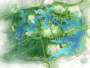 地铁三号线始发后官湖地产大鳄齐聚生态新城图