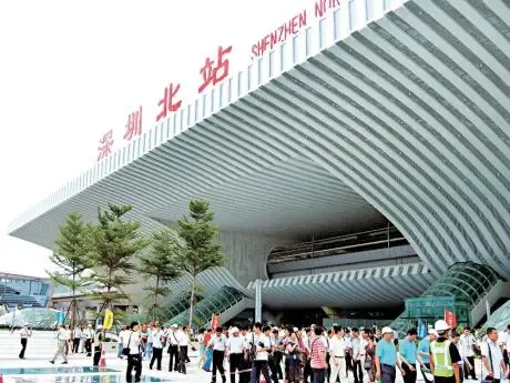 高铁通到深圳北站16分可直通香港西九龙