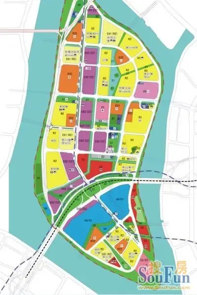 大坦沙岛规划出炉 江景双地铁宜居新区浮出水面