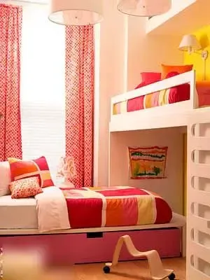 小姐妹的粉色儿童房 可爱公主就是这样炼成的(图)-家居快讯-北京房