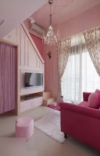 【装修】平民公主爱粉红 教你5万打扮67平米小跃层