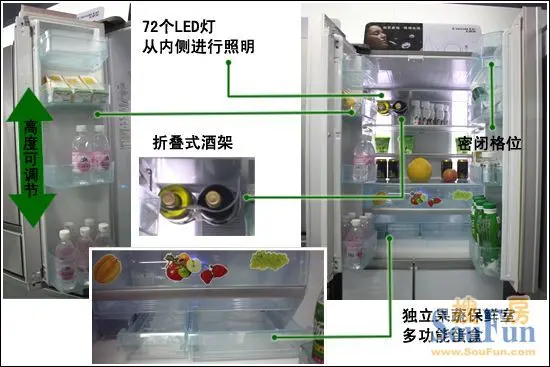 测评卡萨帝法式六门冰箱精控分区灵活分类保鲜