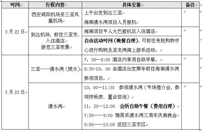 海南清水湾西安客户专场会