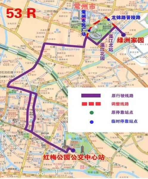 常州龙城大道高架施工公交线临时调整方案征询稿
