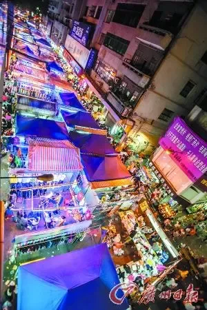 番禺市桥也说再见 广州挥别最后一个灯光夜市