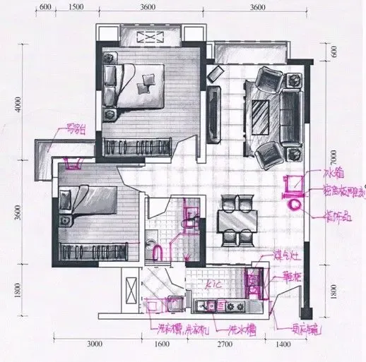 寻找成都好房子评审蒋淑丽揭秘洛森堡映山80平c1户型